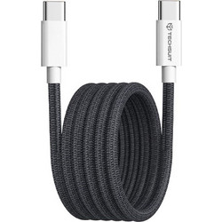 Techsuit PCB114D Braided USB-C to USB-C 60W 1m Black 5949419262850