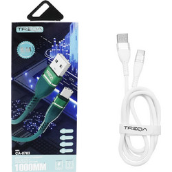 Treqa CA-8783 USB-A to USB-C 1m White