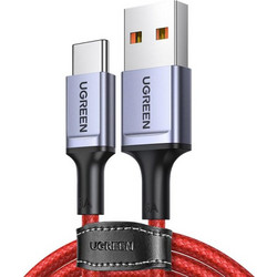 Ugreen US505 Braided USB-A to USB-C 60W 1m Red 6957303825271