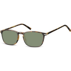 Sunoptic SG-CP120C Ανδρικά Γυαλιά Ηλίου Τετράγωνα Κοκάλινα Ταρταρούγα με Πράσινο Φακό