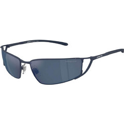 Arnette AN3093 749 Ανδρικά Γυαλιά Ηλίου Ορθογώνια Μεταλλικά Μαύρα με Μαύρο Φακό