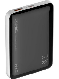 Ldnio PQ25 Power Bank 10000mAh 22.5W με Θύρα USB-A & Θύρα USB-C Power Delivery Black