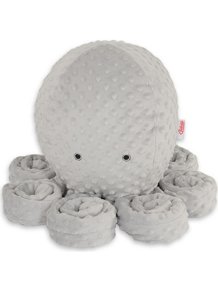 Bobono Χταπόδι Polka Dot Minky Γκρι 75cm