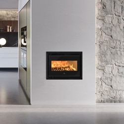 Edilkamin Firebox Evo 54 Ενεργειακό Τζάκι Κασέτα Αερόθερμο Ξύλου Ίσιο 10kW
