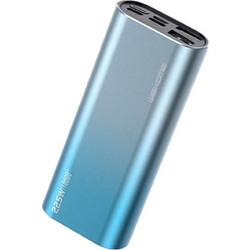 WK WP-327 Power Bank 10000mAh 22.5W με 2 Θύρες USB-A & Θύρα USB-C Gradient Blue