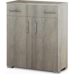 Sarris Παπουτσοθήκη Ξύλινη Σταχτί M75xΠ33xY92cm 10-1-02-08