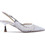 Corina Γόβες Slingback με Λεπτό Ψηλό Τακούνι Ασημί M5307