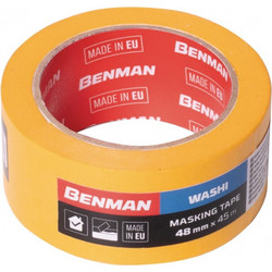 Benman Χαρτοταινία Κίτρινη 30mm x 45m 1τμχ 19050005