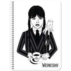 Must Wednesday Σπιράλ Τετράδιο Ριγέ B5 60 Φύλλων 2 Θεμάτων Λευκό 0503603