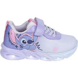 Cerda Stich Παιδικά Sneakers με Φωτάκια Λιλά Μωβ 2300006749