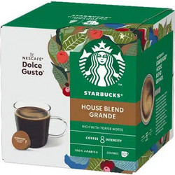 Starbucks Κάψουλες Espresso House Blend Grande Συμβατές με Μηχανή Dolce Gusto 12τμχ