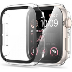 Tech-Protect Defense360 Πλαστική Θήκη με Προστασία Οθόνης για Apple Watch 4 / 5 / 6 / SE 44mm Διαφανής