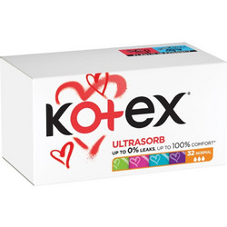 Kotex UltraSorb Normal Ταμπόν για Κανονική Ροή 3 Σταγόνες 32τμχ