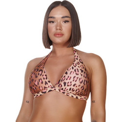 BLU4U Bikini Top Τριγωνάκι Animal Print Ροζ 25366286D-19