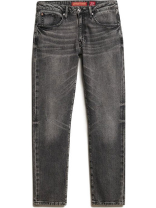 Superdry Ανδρικό Τζιν Παντελόνι Ελαστικό Slim Εφαρμογή Μαύρο M7010887A-B1J