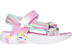 Skechers Παιδικά Πέδιλα για Κορίτσι Ανατομικά Ροζ 303107L-PKMT