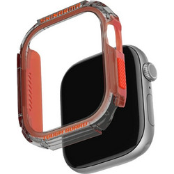 SKINARMA Atom Πλαστική Θήκη για Apple Watch 10 46mm Κόκκινη Πορτοκαλί