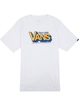 Vans Παιδικό T-Shirt Κοντομάνικο Λευκό VN000MK6-WHT1