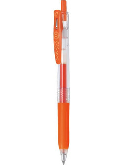 Zebra Sarasa Clip Στυλό Gel 1mm Κόκκινο ZB-35143