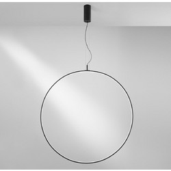 LUCE LED-TOORX-S100-NER Κρεμαστό Φωτιστικό Οροφής Μονόφωτο LED με Ψυχρό Λευκό Φως Λευκό 8031414919888