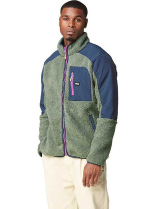 Picture Ανδρική Ζακέτα Fleece με Φερμουάρ Χακί MSW409