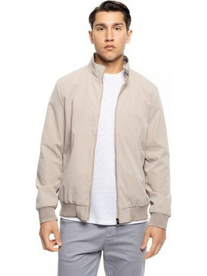 Biston Ανδρικό Μπουφάν Χειμωνιάτικο Bomber Μπεζ 53-201-011