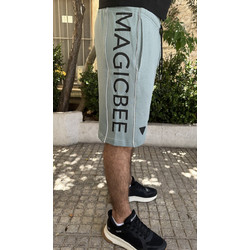 Magic Bee Ανδρική Βερμούδα Υφασμάτινη Πράσινο Mint 25162066
