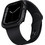 Uniq Valencia Μεταλλική Θήκη για Apple Watch 4 / 5 / 6 / 7 / 8 / 9 / SE 44 / 45mm Ανθρακί