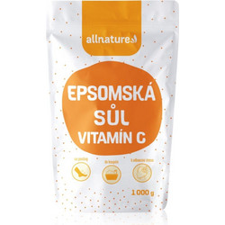 Allnature Vitamin C Epsom Άλατα Μπάνιου Κρύσταλλοι 1kg