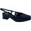 Piccadilly Ανατομικές Γόβες Slingback Δερμάτινες με Χοντρό Χαμηλό Τακούνι Μαύρες 160084-3