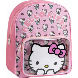 Cerda Hello Kitty Σχολική Τσάντα Πλάτης Νηπιαγωγείου Ροζ 2100005864