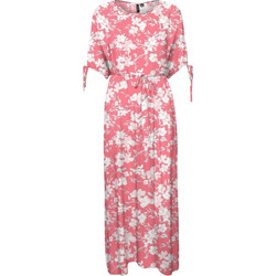 Vero Moda Midi Καλοκαιρινό Καθημερινό Φόρεμα Ροζ 10281885
