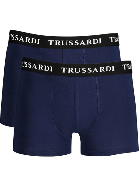 Trussardi Ανδρικά Μποξεράκια Σετ 2Pack Navy Μπλε TRU2UTR02