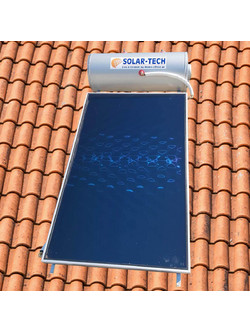 Solar-Tech ST-DGL Ηλιακός Θερμοσίφωνας 120lt 1.5m² Glass Τριπλής Ενέργειας Κεραμοσκεπής