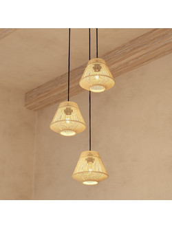 Spitishop A-S Jily Κρεμαστό Φωτιστικό Οροφής Τρίφωτο E27 182476