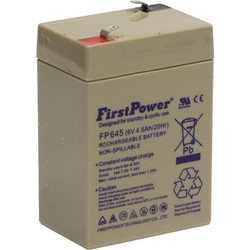 First Power FP645 Μπαταρία VRLA-AGM 6V 4.5Ah