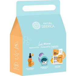 Natura Siberica Lab Biome Regeneration Face Serum 30ml + Peptides Eye Patches 60τμχ + Vitamin C Therapy Sheet Mask 1τμχ