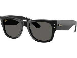 Ray-Ban RB0840 6826J5 Ανδρικά Γυαλιά Ηλίου Τετράγωνα Κοκάλινα Μαύρα με Μαύρο Φακό
