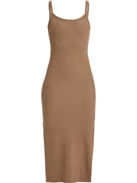 Roxy Sugar Sands Midi Καλοκαιρινό Καθημερινό Φόρεμα Ταμπά ERJKD03511