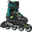 Rollerblade Microblade XT Inline Αυξομειούμενα Rollers Παιδικά Μαύρα Πετρόλ