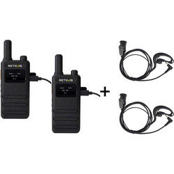 Retevis B63S Duo + 2xC9239A Black