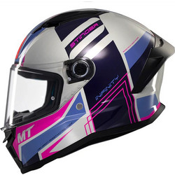 MT Stinger 2 Tron C8 Grey Pink Κράνος Μηχανής Full Face 1450gr