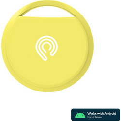 Hyperloq NeoTag Android Anti-Lost Tracker Google Find My Device Yellow 1 Pack