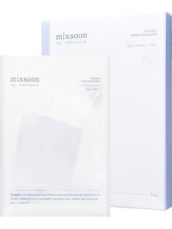 Mixsoon Bifida Sheet Μάσκα Προσώπου για Ενυδάτωση & Λάμψη με Υαλουρονικό 5x25gr