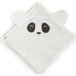 Nuuroo Bjork Panda Πάνα Αγκαλιάς από Μουσελίνα Λευκή 70x70cm NU185-WO
