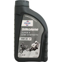 Fuchs Silkolene Super 4 Ημισυνθετικό Λάδι Μηχανής 4T 10W-40 1lt