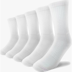 NODO Βαμβακερές Γυναικείες Κάλτσες Λευκές 5Pack S16264
