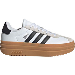 Adidas Vl Court Bold Παιδικά Sneakers Λευκά Μαύρα Καφέ JQ8065