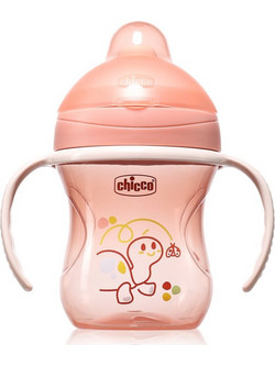 Chicco Transition Cup Turtle Pink 6m+ 200ml