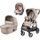 Peg Perego Veloce Brio Modular Lounge Καρότσι Μωρού 3 σε 1 Mon Amour